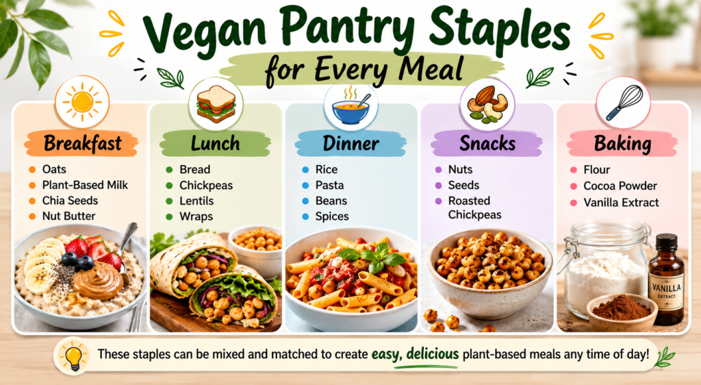 Vegan Pantry Staples for Every Meal