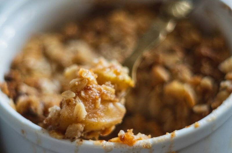 The Ultimate Vegan Apple Crumble (Perfectly Crispy Topping!)