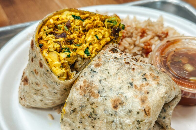 High-Protein Vegan Breakfast Burrito (Keeps You Full for Hours!)
