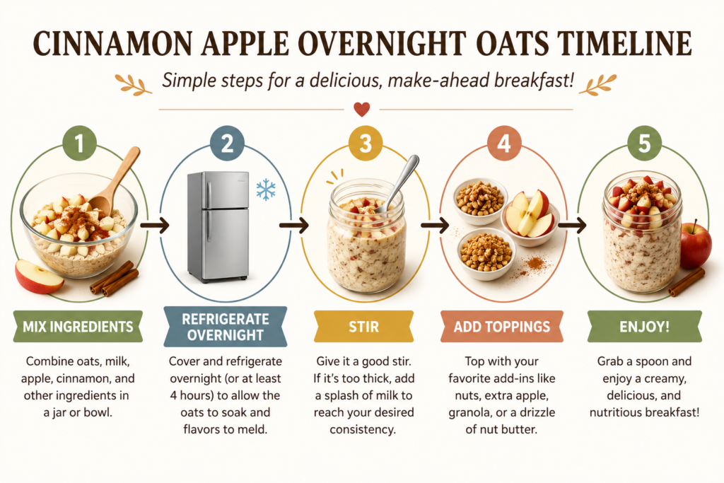 Cinnamon Apple Overnight Oats
