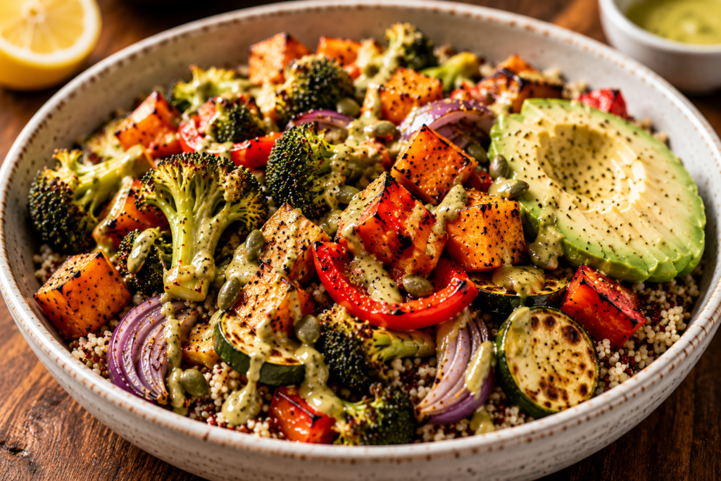 Roasted Vegetable Quinoa Bowl