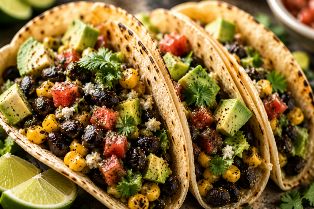 Easy Black Bean and Corn Tacos