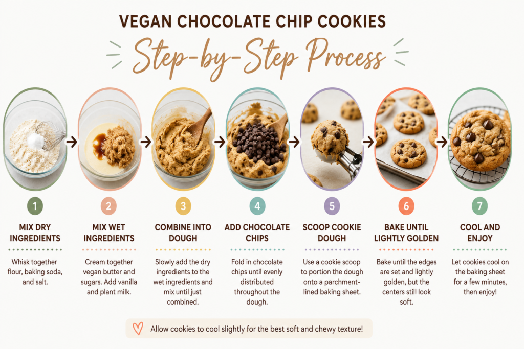 Vegan Chocolate Chip Cookies (Soft and Chewy)