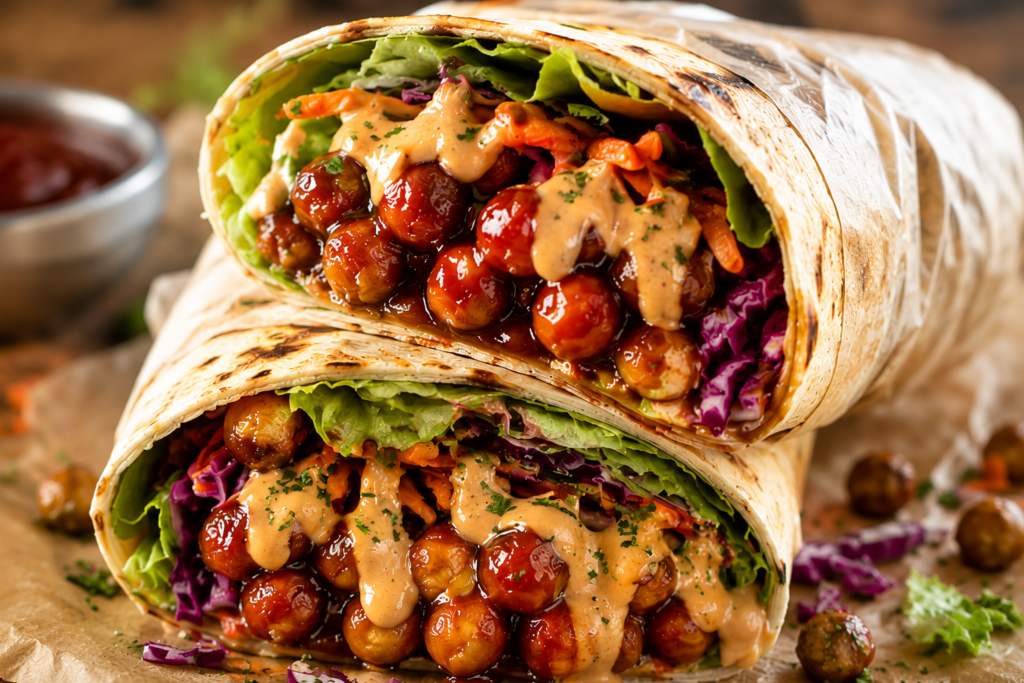 BBQ Chickpea Wraps for a Quick Lunch
