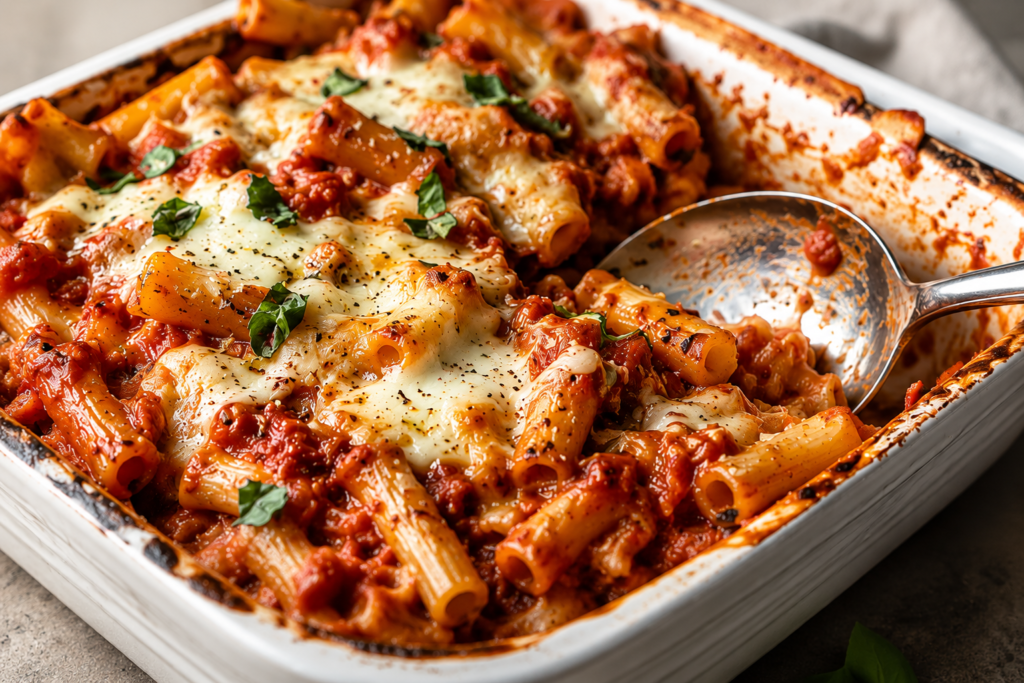 Vegan Baked Ziti with Cashew Cheese