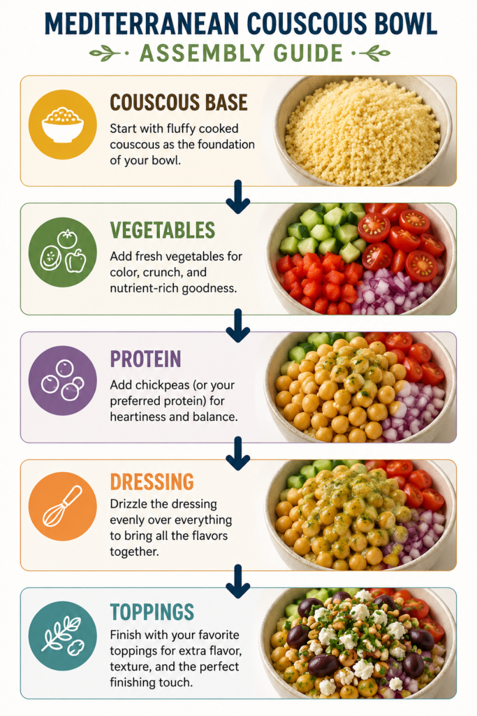 Mediterranean Couscous Lunch Bowl