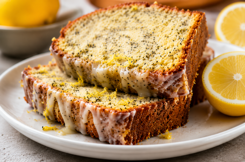 This Vegan Lemon Poppy Seed Loaf Is Soft, Zesty, and Irresistible