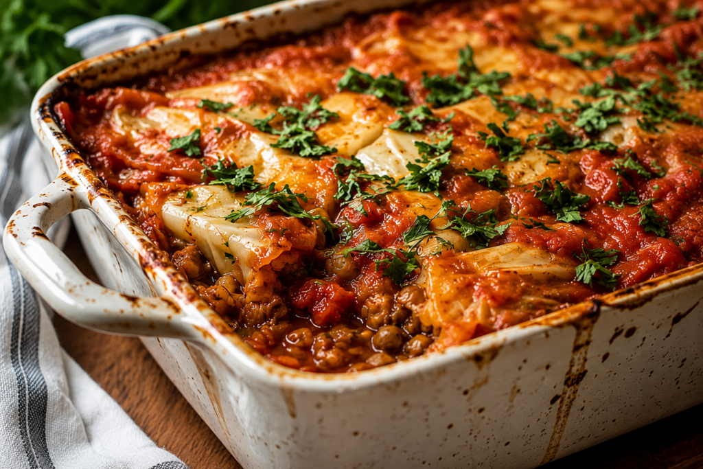 Vegan Cabbage Roll Casserole