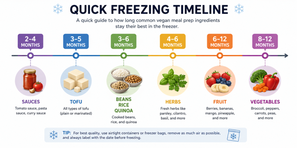 How to Freeze and Store Vegan Meal Prep Ingredients