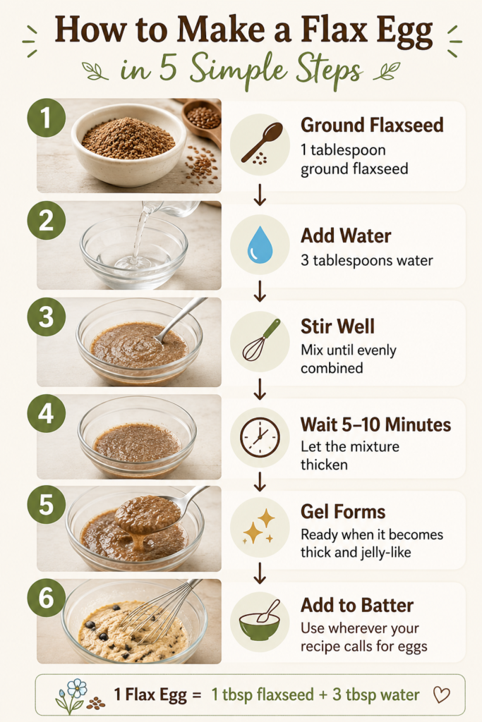 How to Make Flax Eggs for Vegan Baking