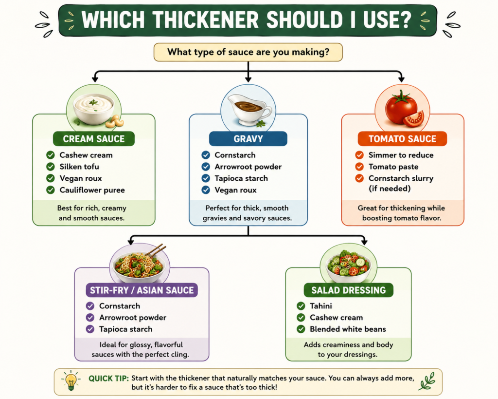 How to Thicken Vegan Sauces