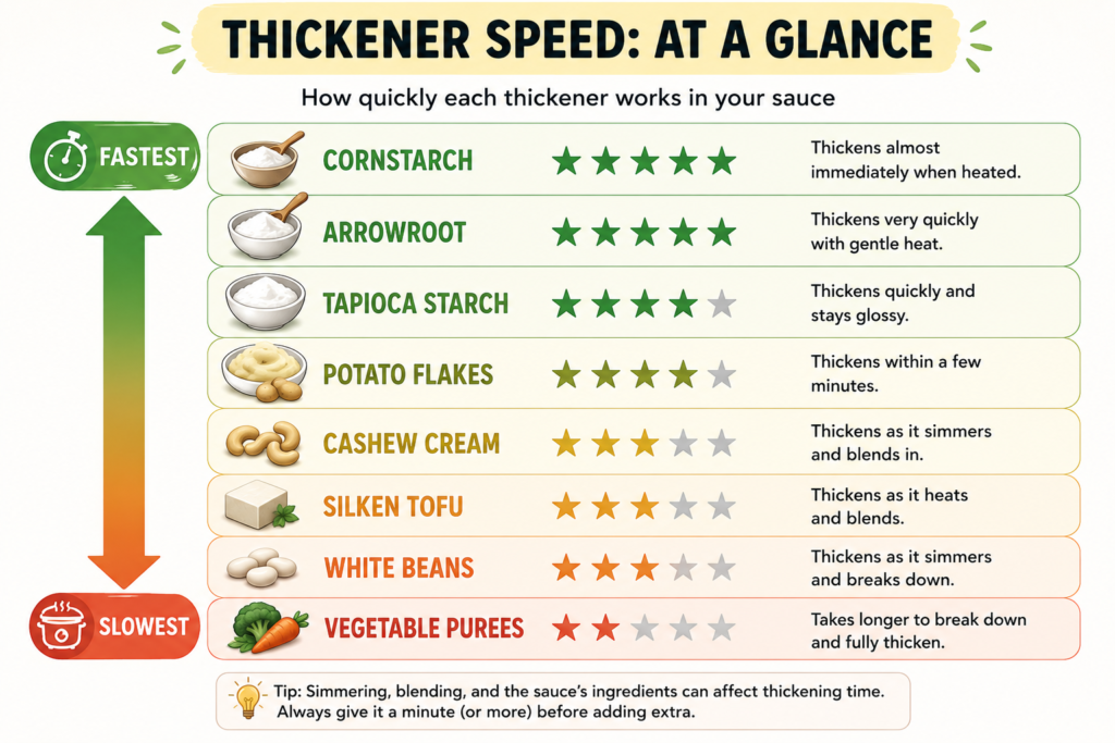 How to Thicken Vegan Sauces